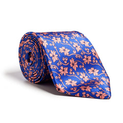 DolcePunta - Blue Floral Print Silk