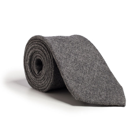 Drake's - Grey Pure Cashmere Solid