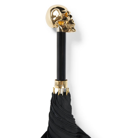 Gold Skull Umbrella