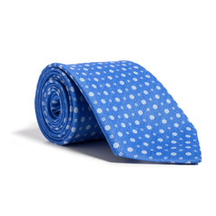 Q Clothier - Blue Floral Dot