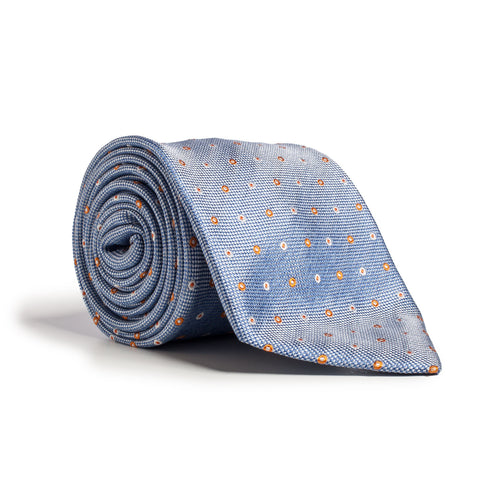 Q Clothier - Blue and Orange Dot