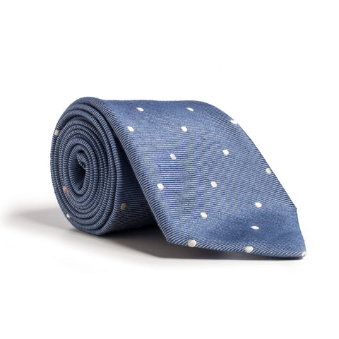 Q Clothier - Light Blue Polka