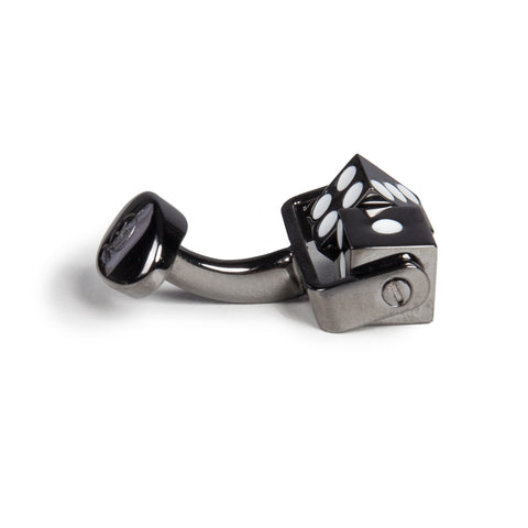 Snake Eyes - Rolling Dice Cufflinks