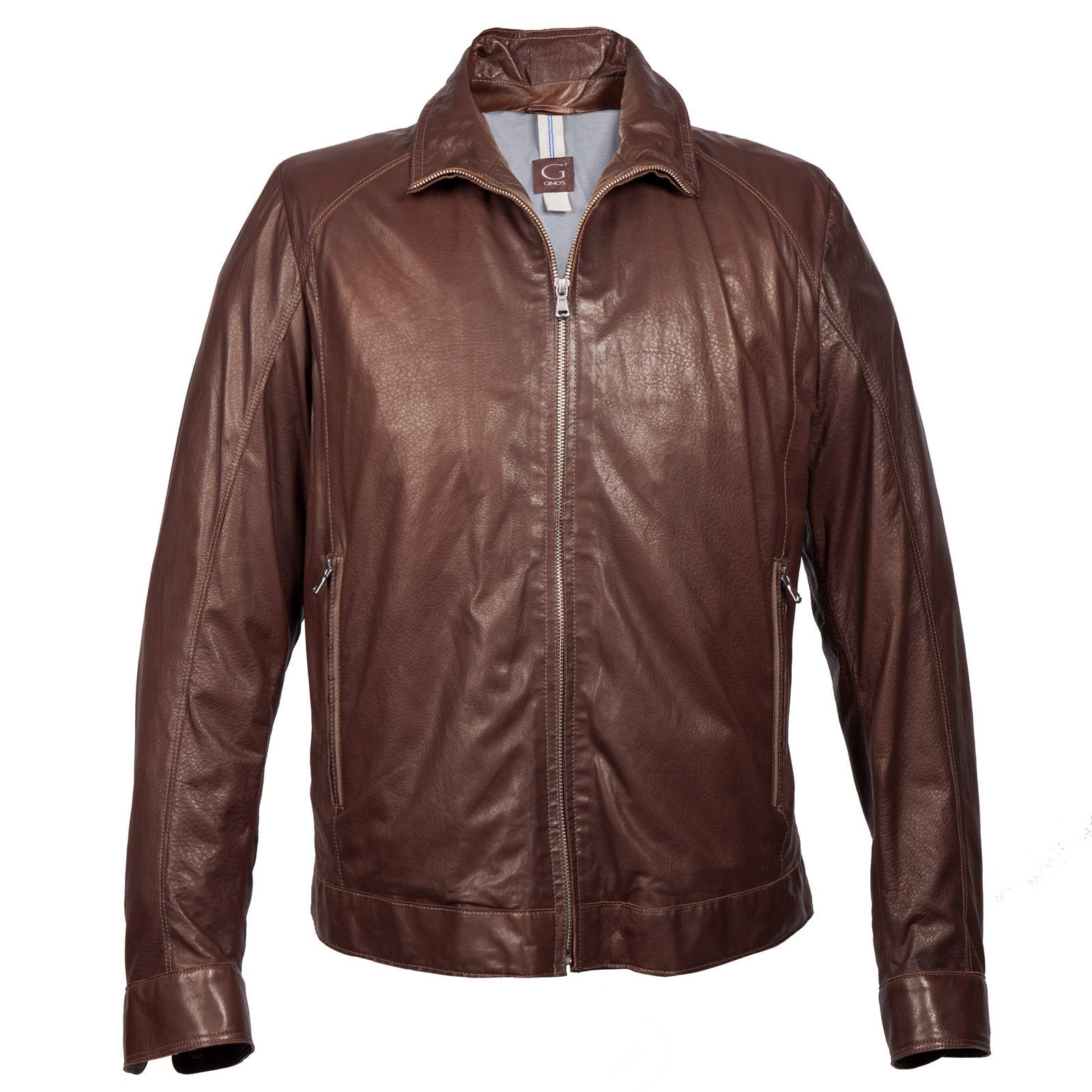 Gimo's italiana sales moto leather jacket