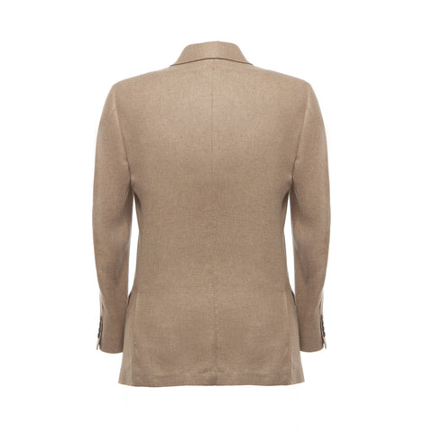The Byron - Camel Silk Wool Core Jacket